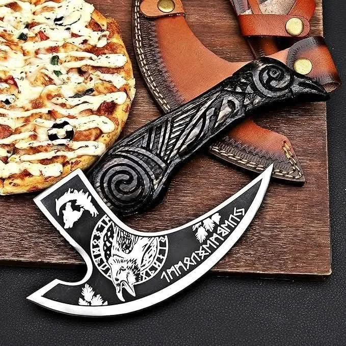 Handcrafted Viking-Style Curved Axe